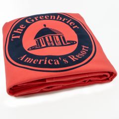 The Greenbrier America's Resort Sweatshirt Blanket- Watermelon