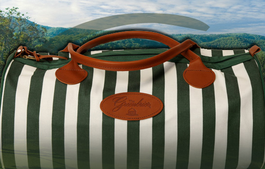 Roll Duffle Bag – Greenbrier Green & White