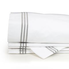 Greenbrier Lifestyle Collection King Sheet Set- Dove