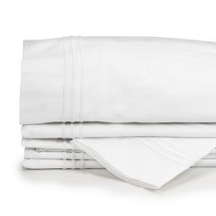 Greenbrier Lifestyle Collection King Sheet Set- White