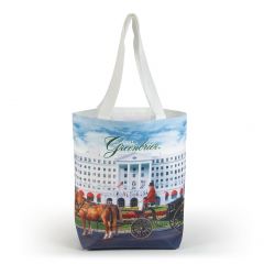 Greenbrier Front Entrance with Carriage Tote Bag