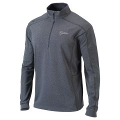 Greenbrier Logo 1/2 Zip Omni-Wick Golf Shirt by Columbia (M only)- Heather Grey