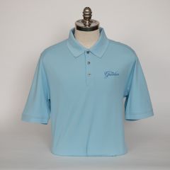 Greenbrier Logo Advantage Solid Polo (Big & Tall) - Serene Blue