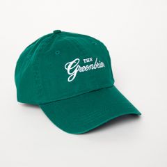 The Greenbrier Logo Mid Fit Cotton Cap- Green
