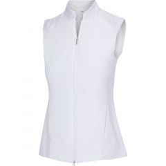 Greenbrier Logo Women's Wind Vest- White