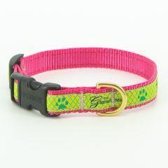 Greenbrier Logo Dog Collar- Pink