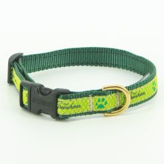Greenbrier Logo Dog Collar- Green