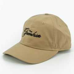 Greenbrier Logo Lightweight Cotton Cap- Khaki