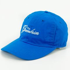 Greenbrier Logo Lightweight Cotton Cap- Royal Blue