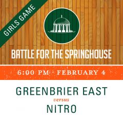 Greenbrier East vs Nitro (Girls) - Student Ticket