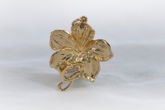Rhododendron 14K Gold Charm Large