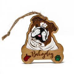 2022 Babydog Hand Painted & Numbered Collectible Ornament