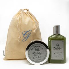 Greenbrier Mineral Spa Sweetgrass Pine 2 Pc. Body Care Gift Set 