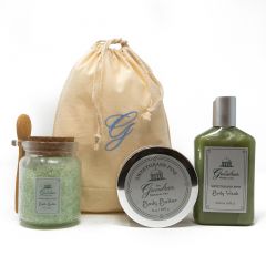 Greenbrier Mineral Spa Sweetgrass Pine 3 Pc. Body Care Gift Set 