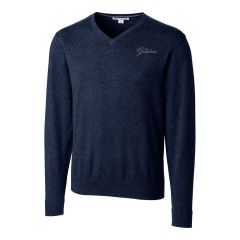 Greenbrier Logo V-Neck Pullover Sweater (Size L, 3XL only)- Navy