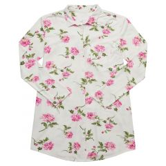 The Greenbrier "G" Logo Millie Floral Print Pima Knit Night Shirt- size XL only