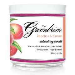 The Greenbrier Peaches & Cream Candle
