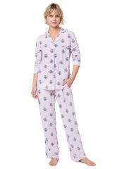 The Greenbrier "G" Logo Queen Bee Pima Knit Pajama (only S)- Pink