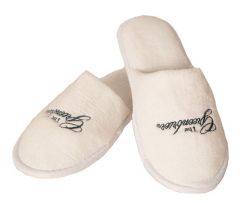 Greenbrier Terry Cloth Hotel Slippers