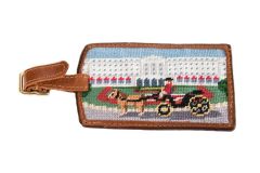 The Greenbrier Front Entrance Scene Luggage Tag 